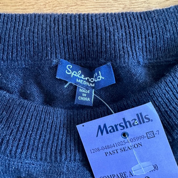 Splendid wool cozy pullover/ comfy top. Size M. New w/tags - Picture 6 of 7